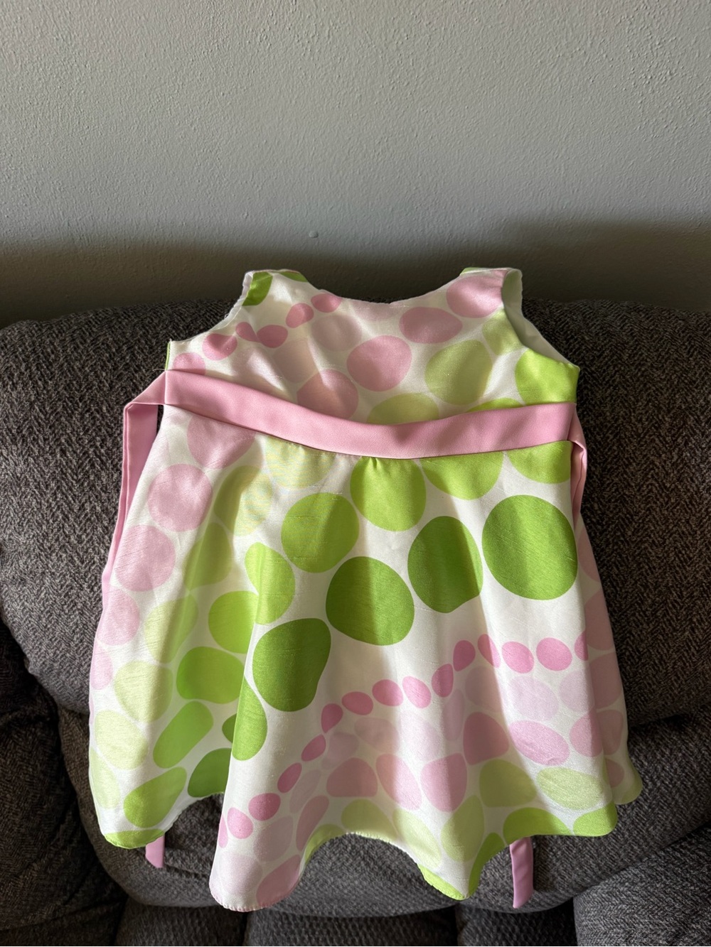 Pink & Green Dress-24 mos